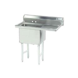 Advance Tabco - FC-1-1620-18R-X - 18 in Right Drainboard One Compartment Sink image