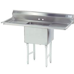 Advance Tabco - FC-1-2424-24RL-X - 24 in x 24 in x 14 in 1 Compartment Sink w/ Left and Right Drainboards image