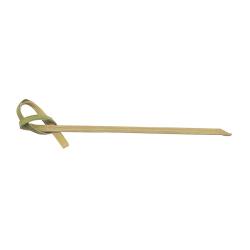 Winco - PK-KT3 - 3 in Knotted Top Bamboo Picks image