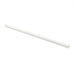 AmerCare - STNGTP2601001 - 10 1/4 in White Giant Paper Straw image