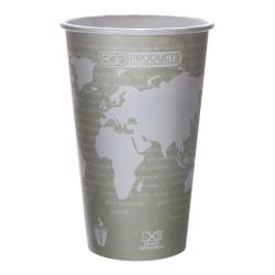 Eco-Products - EP-BHC16-WAPK - 16 oz World Art™ Hot Cups Convenience Pack image