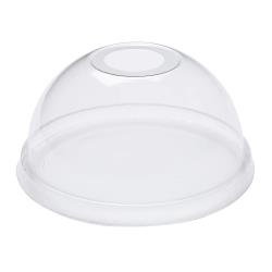 AmerCare - CDL-1224 - Clear Compostable Dome Lid for 12-24 oz Container image
