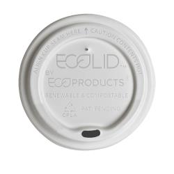 Eco-Products - EP-ECOLID-W - 10-20 oz EcoLid® Compostable Hot Cup Lids image