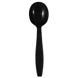 Karat - U2032 - Black Disposable Soup Spoons image