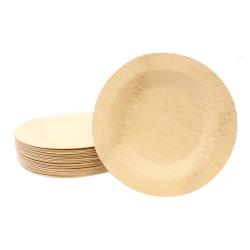 Tablecraft - BAMDRP9 - 9 in Disposable Bamboo Round Plate image