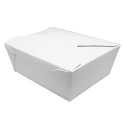 Karat - FP-FTG48W - 48 oz White Fold-To-Go Boxes image
