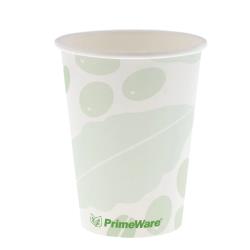 AmerCare - HC-8 - 8 oz PLA Lined Compostable Hot Cup image