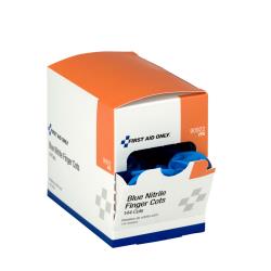 First Aid Only - 90922 - Large Blue Nitrile Finger Cots image