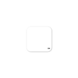 DayMark - 110078 - DissolveMark 1 in x 1 in White Label image