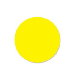 DayMark - 112347 - DuraMark 1 in Round Yellow Label image