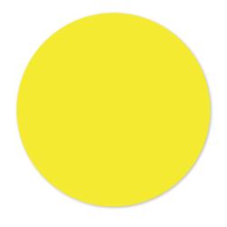 DayMark - 112415 - MoveMark 3 in Round Yellow Label image
