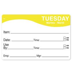 DayMark - 1124672 - ReMark 2 in x 3 in Tuesday Label image