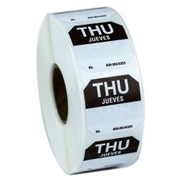 KNG - RL100THUR - 1 in Removable Thursday Label image