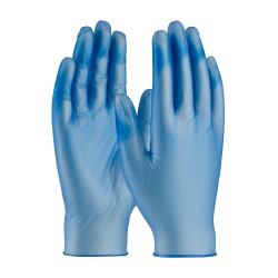 PIP - 64-V77BPF/L - Blue Powder Free 5 mil Vinyl Gloves (L) image