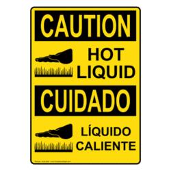Franklin - COMOCB3850 - Caution Hot Liquid Label image
