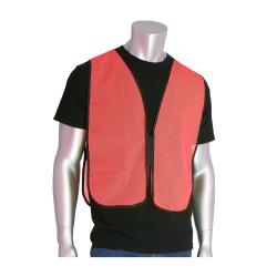 PIP - 300-0800-OR - Orange Mesh Safety Vest Non-ANSI image