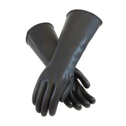 PIP - 47-L442/XL - Extra Large 17 In Black Latex Gloves image