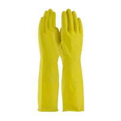 PIP - 48-L2125Y/L - Large 15 In Lined Yellow Latex Gloves w/ Grip image