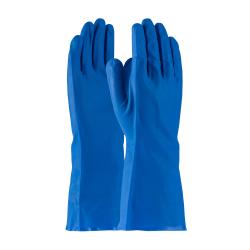 PIP - 50-N140B/M - Medium 13 In Blue 14 mil Nitrile Gloves w/ Grip image