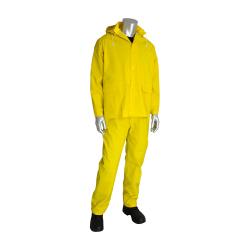PIP - 201-370X2 - Yellow-Lime Rainsuit w/ Bib Overalls (XXL) image