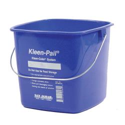 San Jamar - KP196KCBL - 6 qt Kleen-Pail® Blue Bucket image