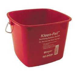 San Jamar - KP256RD - 8 qt Kleen-Pail® Red Sanitizer Bucket image