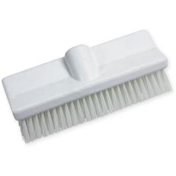 Carlisle - 40423EC02 - 10 in White Sparta® Dual Surface Scrub Brush image