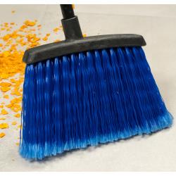 Carlisle - 4688314 - 48 in Black Metal Handle Broom with Blue Bristles image