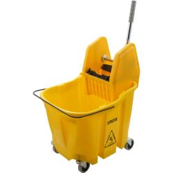 Carlisle - 4690404 - OmniFit™ Yellow Mop Bucket Combo with Down Press Wringer image