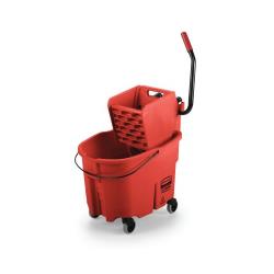Rubbermaid - FG758888RED - 35 qt Red WaveBrake® Mop Bucket and Wringer image
