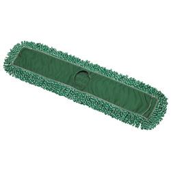 Winco - DMM-36H - 36 in Replacement Green Dust Mop image