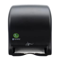San Jamar - T8400REBK - Black Electronic Roll Towel Dispenser image