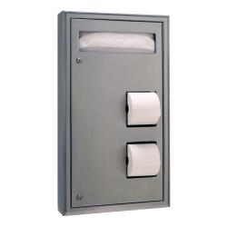 Bobrick - B-3479 - ClassicSeries™ Seat Cover & Toilet Paper Dispenser image