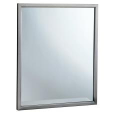 Bobrick - B-2908 1830 - 18 in x 30 in Welded Frame Mirror with Tempered Glass image