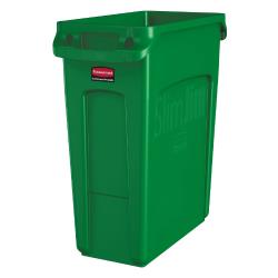 Rubbermaid - 1955960 - 16 gal Green Slim Jim® Waste Container image