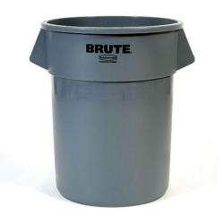 Rubbermaid - FG263200GRAY - 32 gal Gray Prosave™ BRUTE® Trash Can image