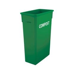 Winco - PTC-23GRC - 23 gal Green Compost Can image