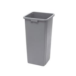 Winco - PTCS-23G - 23 gal Gray Trash Can image