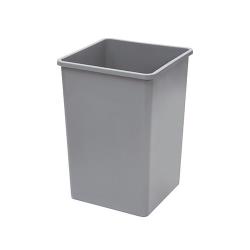Winco - PTCS-35G - 35 gal Gray Trash Can image