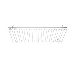 Winco - GHC-1848 - 18 in x 48 in Chrome Glass Rack image