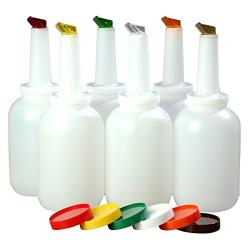 Carlisle - PS801B00 - 1 gal Stor N' Pour® Assorted Drink Mix Pourer image