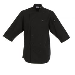 Chef Works - S100-BLK-XL - Black Chef Shirt (XL) image