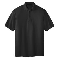 KNG - 1578BLKM - Med Black Men's Short Sleeve Sport Shirt image
