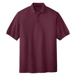 KNG - 1578BRG2XL - 2XL Burgundy Men's Short Sleeve Sport Shirt image