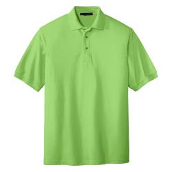 KNG - 1578LMGM - Med Lime Green Men's Short Sleeve Sport Shirt image