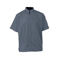 KNG - 2126SLBKM - Medium Men's Active Slate Short Sleeve Chef Shirt image