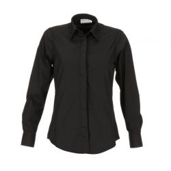 Chef Works - W150-BLK-XL - Black Women's Server Dress Shirt (XL) image