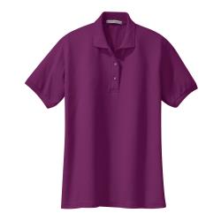 KNG - 1579DPB4XL - 4XL Deep Berry Women's Short Sleeve Sport Shirt image