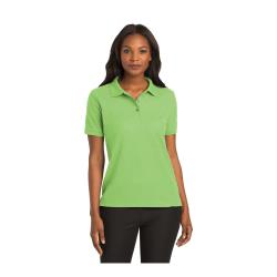 KNG - 1579LMGXXL - 2XL Lime Green Women's Short Sleeve Sport Shirt image
