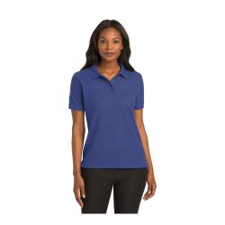 KNG - 1579MDBXXL - 2XL Mediterranean Blue Women's Short Sleeve Sport Shirt image